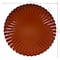 Celebrate It; 13" Thanksgiving Orange Scalloped Charger Plates, 4ct. by Celebrate It™; Category:Thanksgiving Party Supplies; Image:5